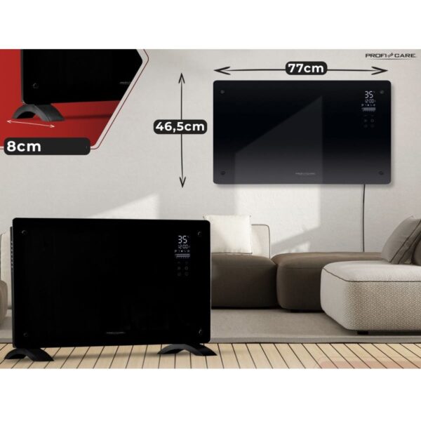 Convector electric de podea/perete, Proficare - PC-GKH3119N, negru