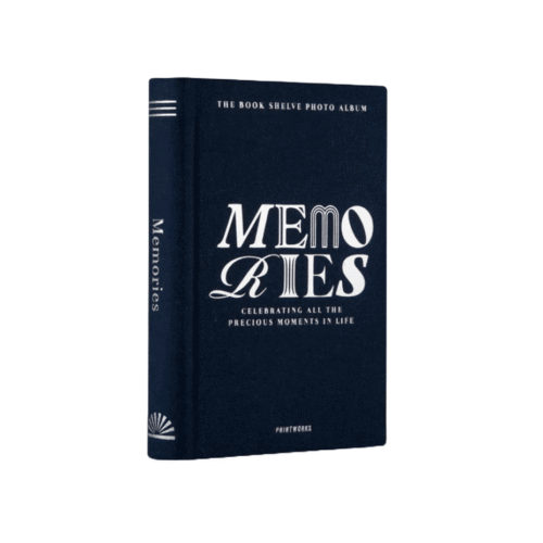 Album foto 80 poze 11 x 15 cm, Printworks, Memories, negru