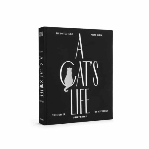 Album foto 60 de poze 10 x 15 cm, Printworks, A Cat`s Life, negru