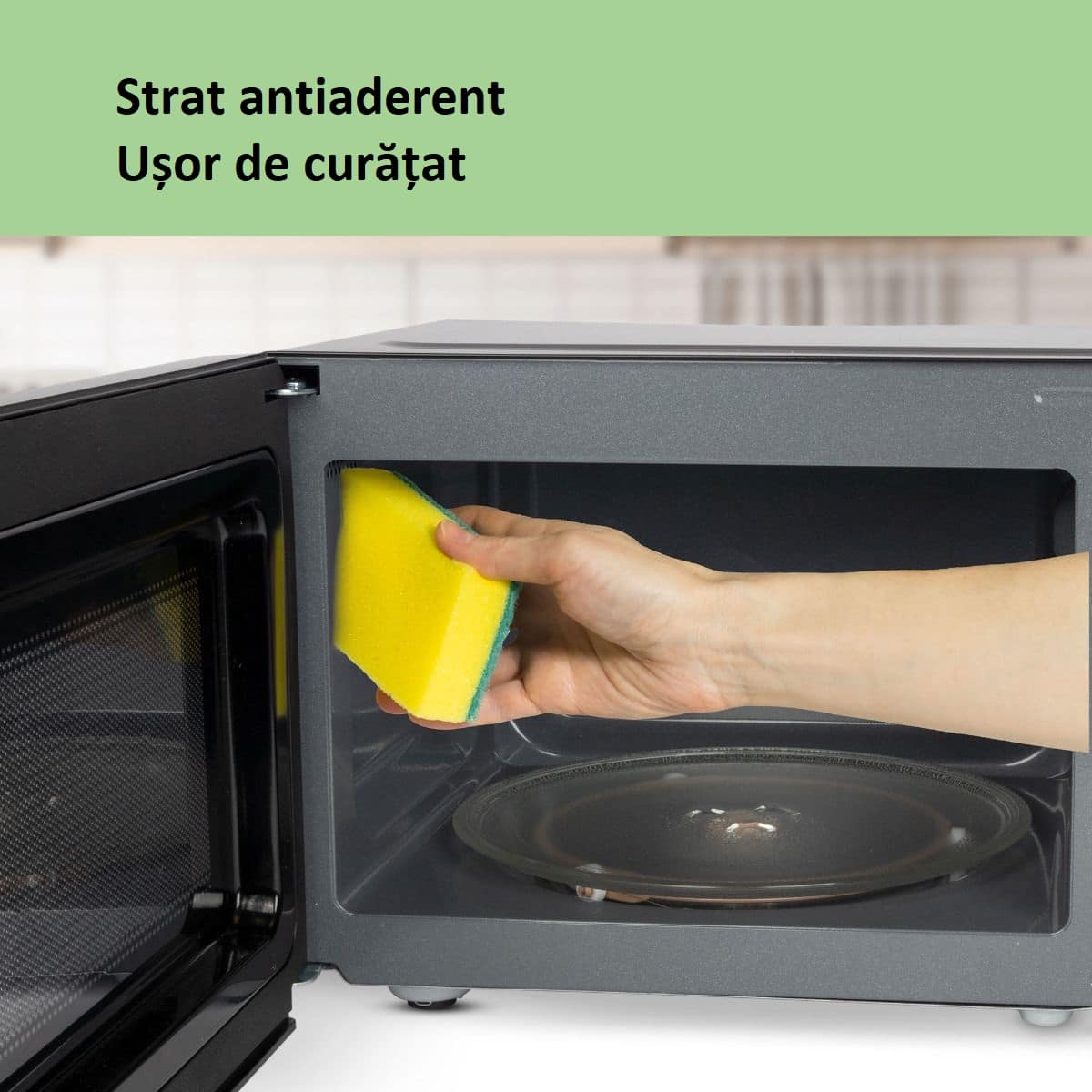 Cuptor cu microunde Retro, 20 litri, Clatronic, MWG792N, negru