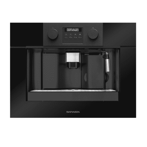 Espressor automat incorporabil, Barazza, colectie Icon Glass, 220 g, negru