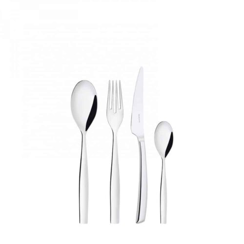 Set 24 tacamuri Toscana, Casa Bugatti - IN-078F50MB, inox