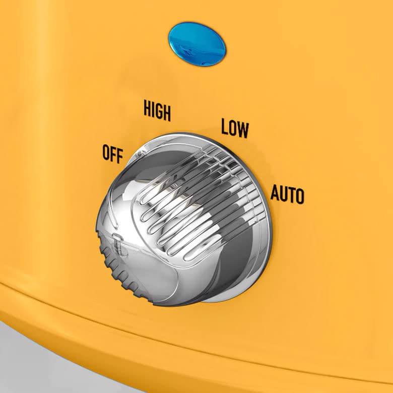 Slow cooker, Swan, Retro, SF17031YELNEU, 6.5 litri, 320 W, galben