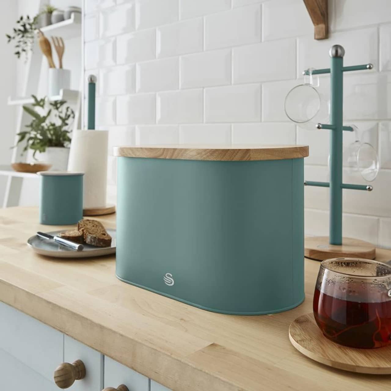 Cutie pentru paine Nordic, Swan – SWKA17512GRE, verde