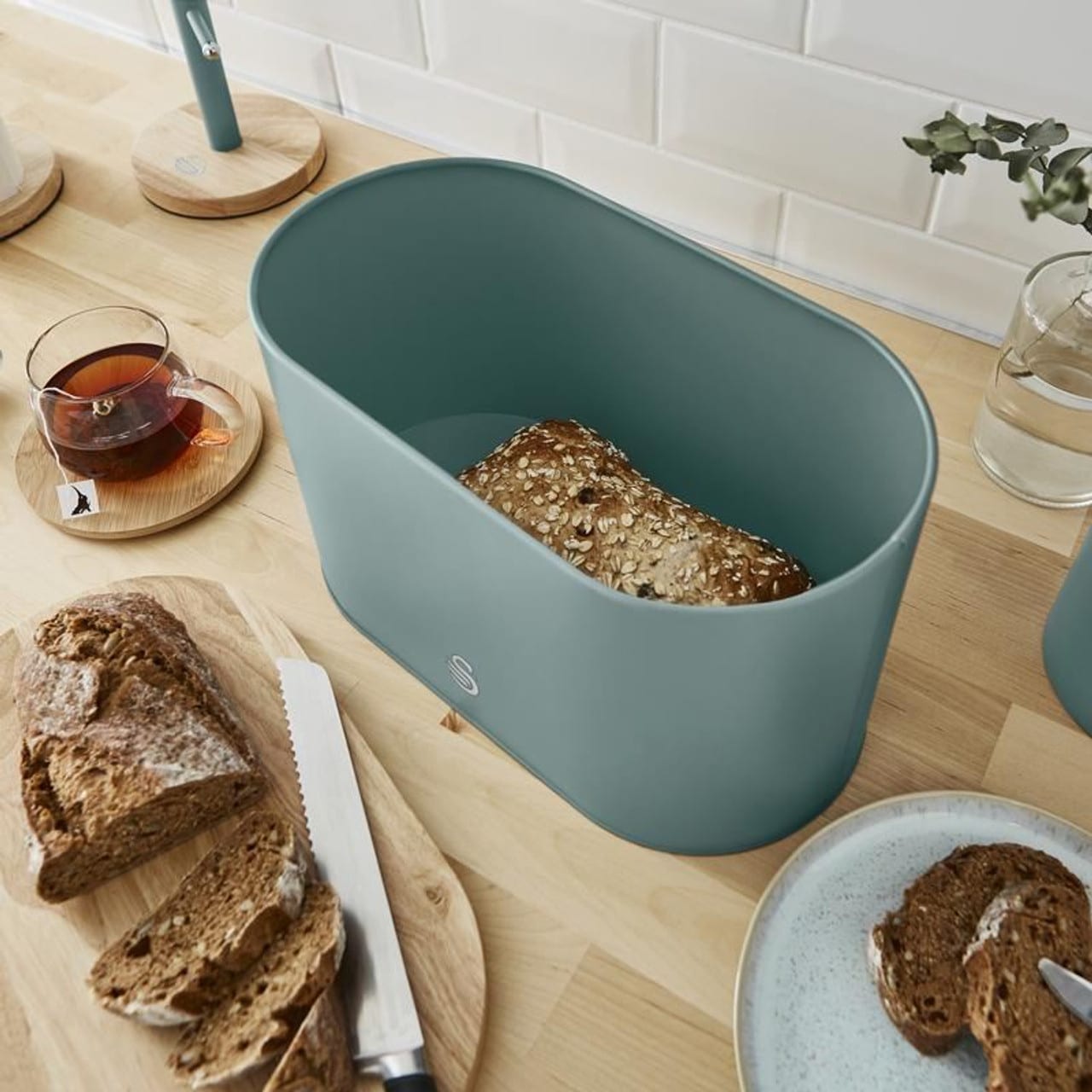 Cutie pentru paine Nordic, Swan – SWKA17512GRE, verde