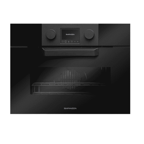 Cuptor electric cu convectie incorporabil, 40 litri, Barazza, colectie Icon Glass, negru