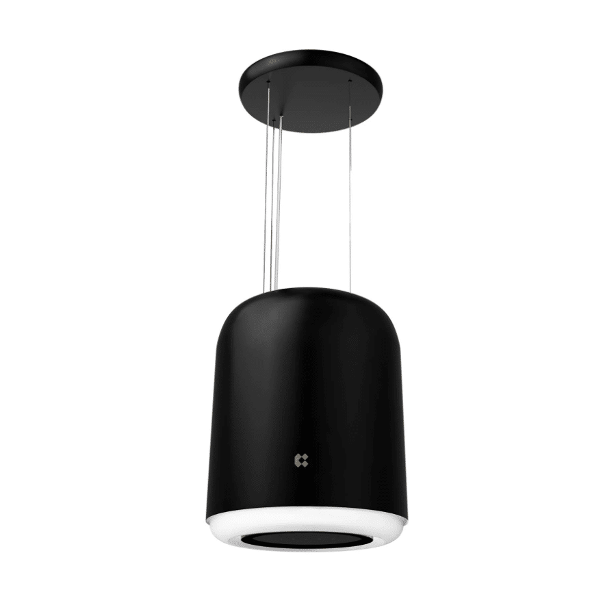 Hota tip insula, Ciarra, Infinity Smart, 550 m³/h, 41 cm, negru