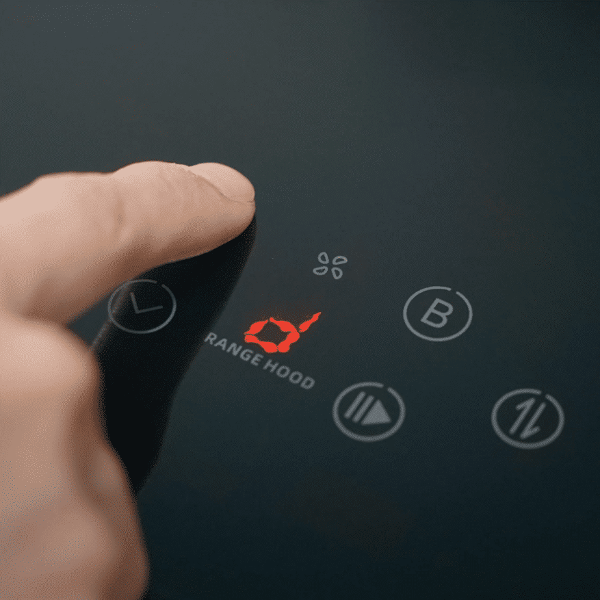 Plita electrica cu inductie incorporabila si hota integrata, Ciarra, ONE, 4 zone, 59 cm, negru