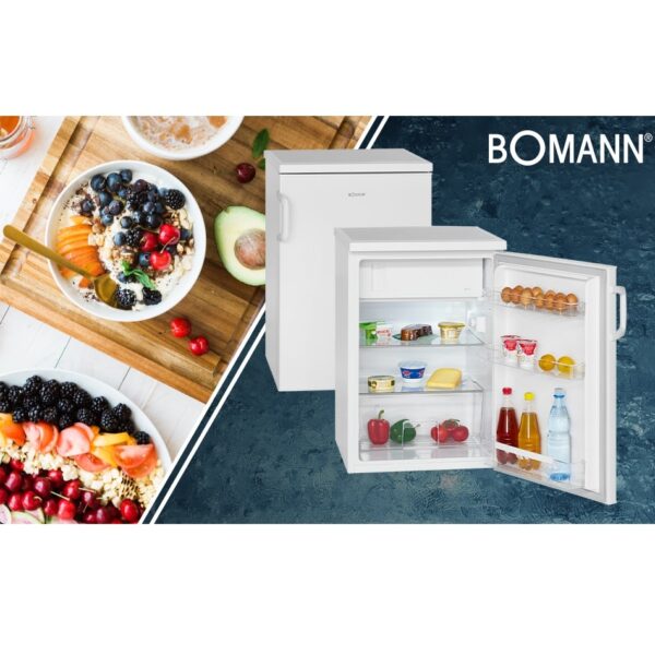 Mini frigider, Bomann, KS2194.1W, 120 litri, alb