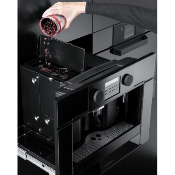 Espressor automat incorporabil, Barazza, Icon Glass, 220 g, negru
