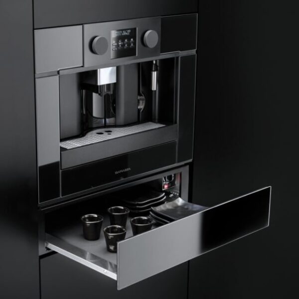Espressor automat incorporabil, Barazza, Icon Glass, 220 g, negru