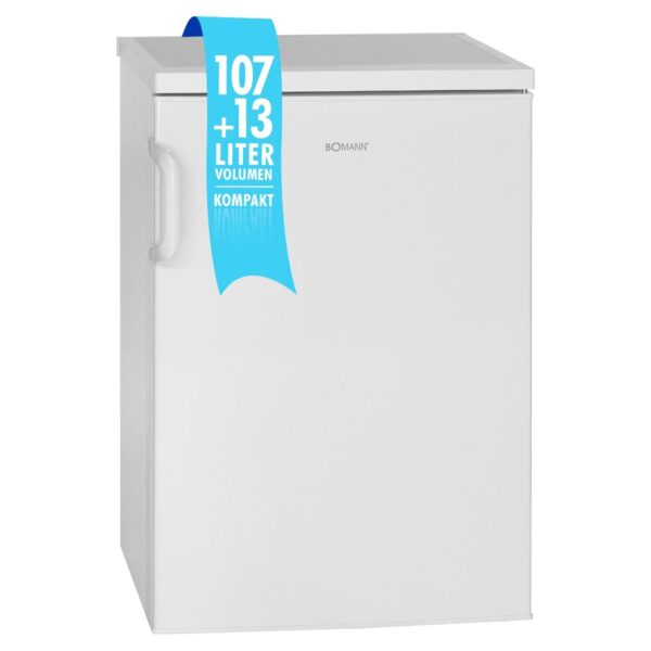 Mini frigider, Bomann, KS2194.1W, 120 litri, alb