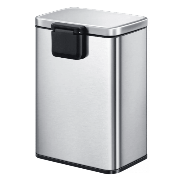 Cos de gunoi cu pedala, EKO, Madison, 12 litri, 1 compartiment, inox