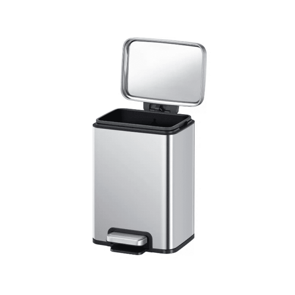 Cos de gunoi cu pedala, EKO, Madison, 6 litri, 1 compartiment, inox