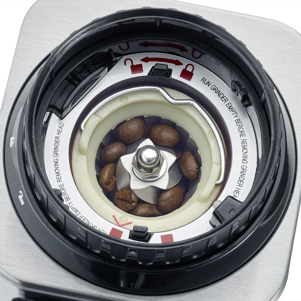 Rasnita electrica de cafea, Caso Germany, BaristaChef, 250 g, inox