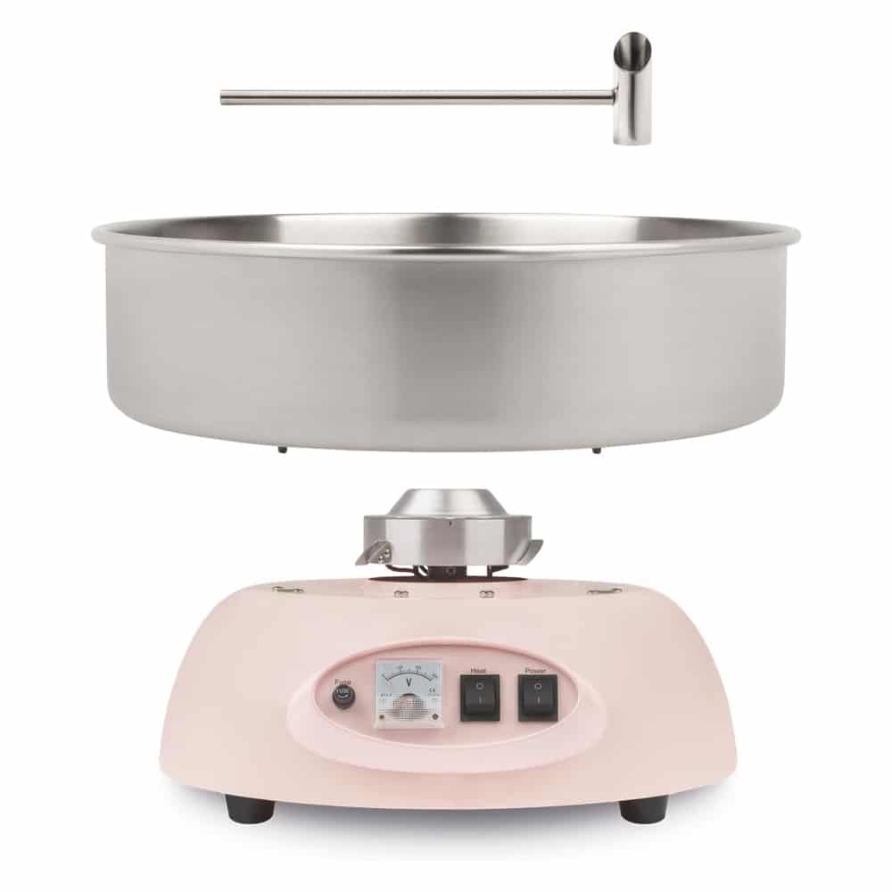 Aparat profesional pentru vata de zahar, H.Koenig - CIRCUS8, roz