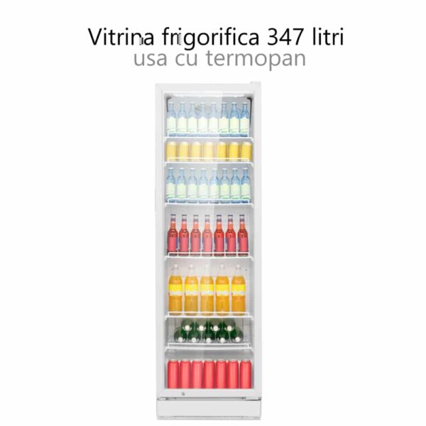Vitrina frigorifica, Bomann, KSG7351W, 347 litri, alb