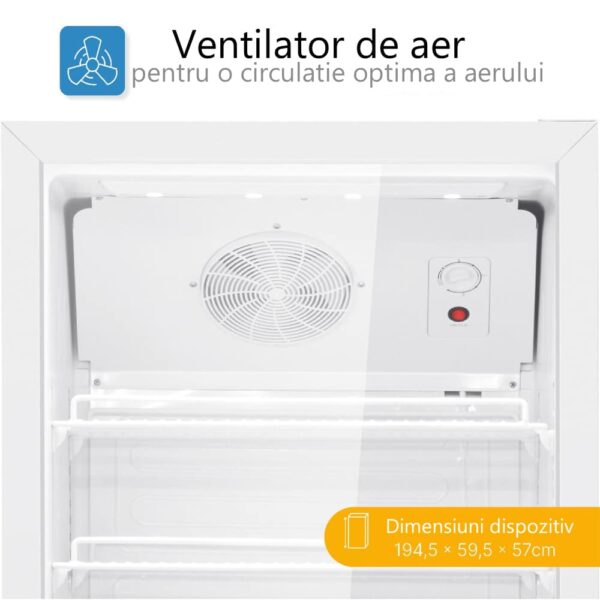 Vitrina frigorifica, Bomann, KSG7351W, 347 litri, alb