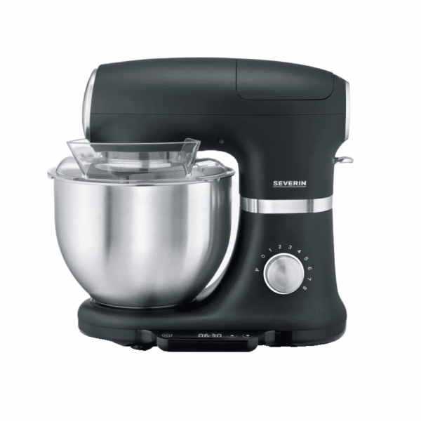 Mixer cu bol si cantar integrat, Severin, S3898, 1000 W, 8 trepte viteza, 5.5 litri, negru