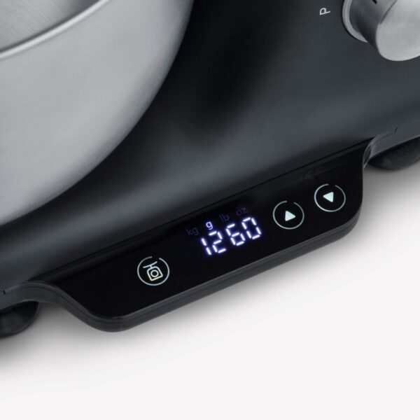Mixer cu bol si cantar integrat, Severin, S3898, 1000 W, 8 trepte viteza, 5.5 litri, negru