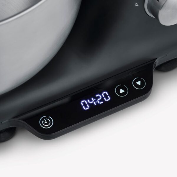 Mixer cu bol si cantar integrat, Severin, S3898, 1000 W, 8 trepte viteza, 5.5 litri, negru