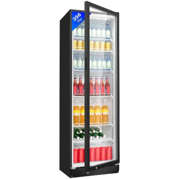 Vitrina frigorifica, Bomann, KSG7351N, 347 litri, negru