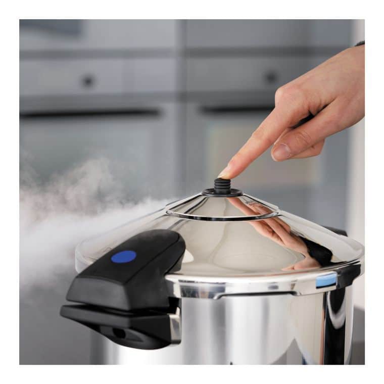 Oala sub presiune cu senzor de temperatura, otel inoxidabil, 4 litri, Kuhn Rikon, Duromatic Comfort