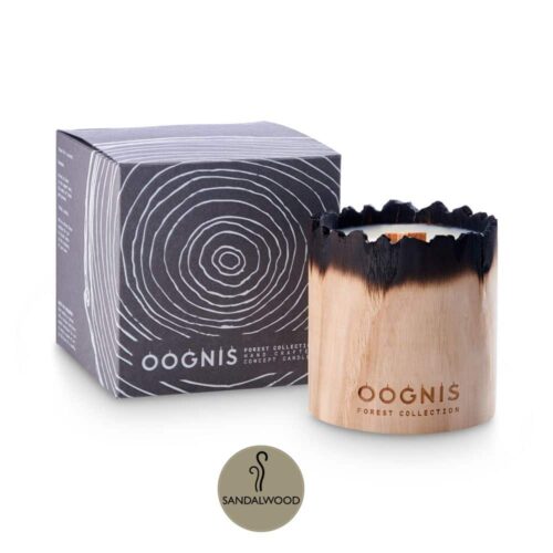 Lumanare parfumata cu fitil din lemn Forest Collection, CandleHand - Sandalwood