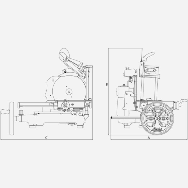 Feliator manual Flywheel B3, Berkel - rosu