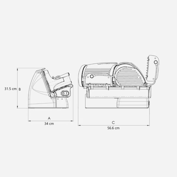 Feliator electric, Berkel, Home Line 250 Plus, 0-18 mm, rosu