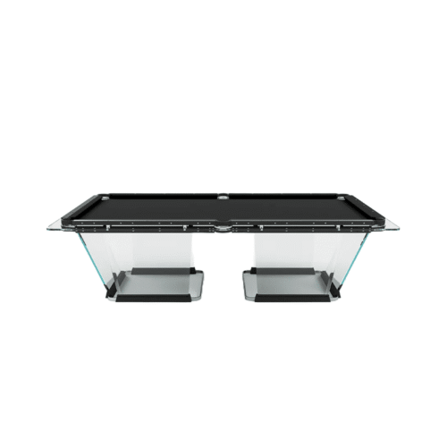 Masa de biliard din cristal, Teckell, L 290 cm, negru