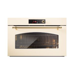 Cuptor electric incorporabil, 110 litri, ILVE, Nostalgie, Multioven, crem/auriu