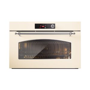 Cuptor electric incorporabil, 110 litri, ILVE, Nostalgie, Multioven, crem/argintiu
