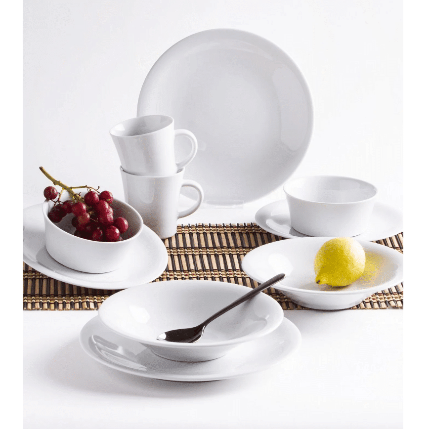 Serviciu de masa din portelan, 30 piese, 6 persoane, Kahla, Five Senses