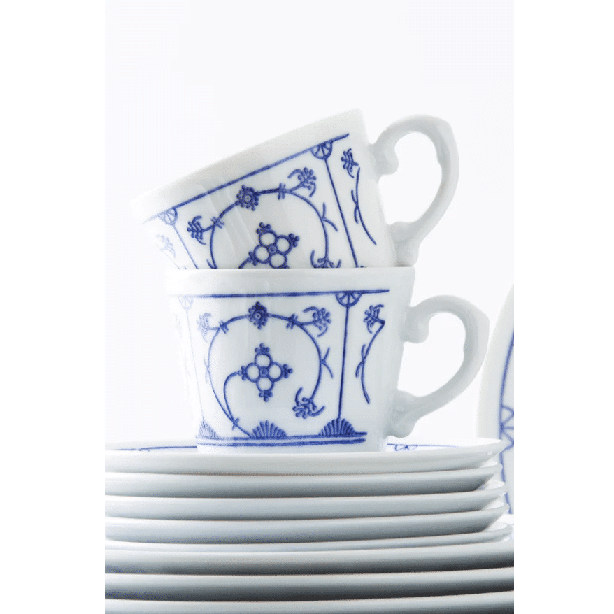 Serviciu de masa din portelan, 30 piese, 6 persoane, Kahla, Blue Saks