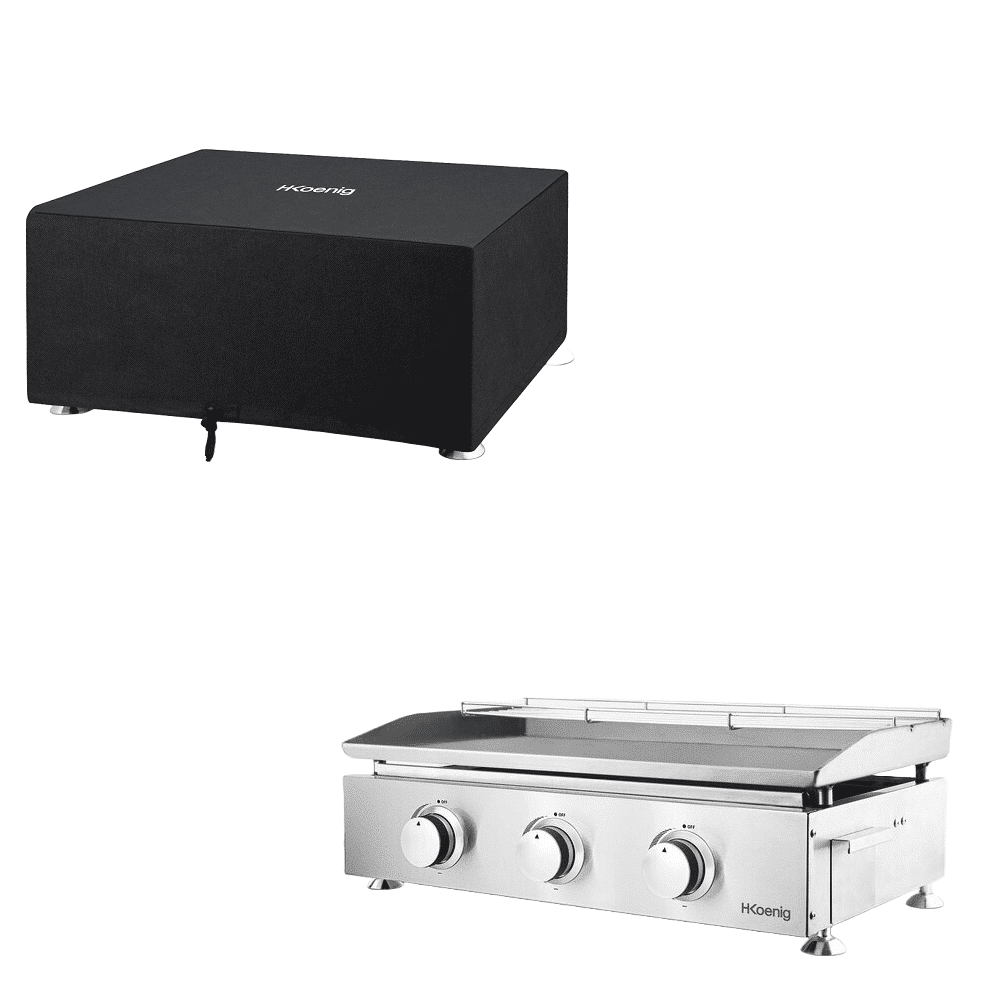 Husa pentru gratar Plancha PLX930/ PLX1032, H.Koenig, HP30, negru