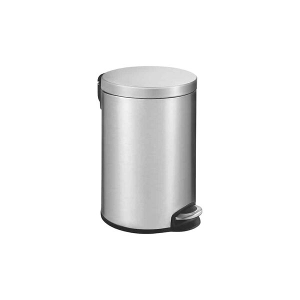 Cos de gunoi cu pedala, EKO, Serene, 12 litri, 1 compartiment, inox