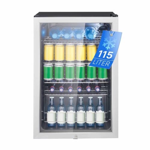 Vitrina frigorifica, Bomann, KSG7288, 115 litri, negru