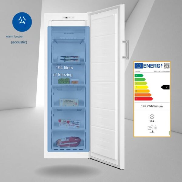 Congelator, Exquisit, No Frost, 194 litri, alb