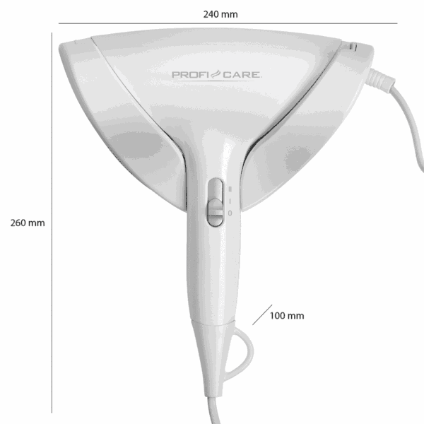 Uscator de par, ProfiCare, PC-HT3044, 1800 W, alb