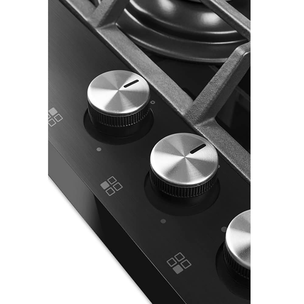 Plita incorporabila pe gaz, Schneider, SCTG640ACN, 4 arzatoare, 60 cm, antracit