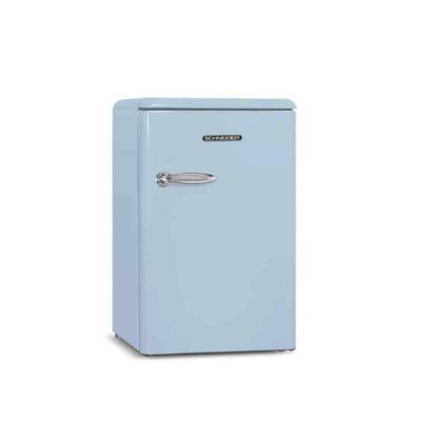 Mini frigider Retro, Schneider, SCTT115VBL, 109 litri, bleu