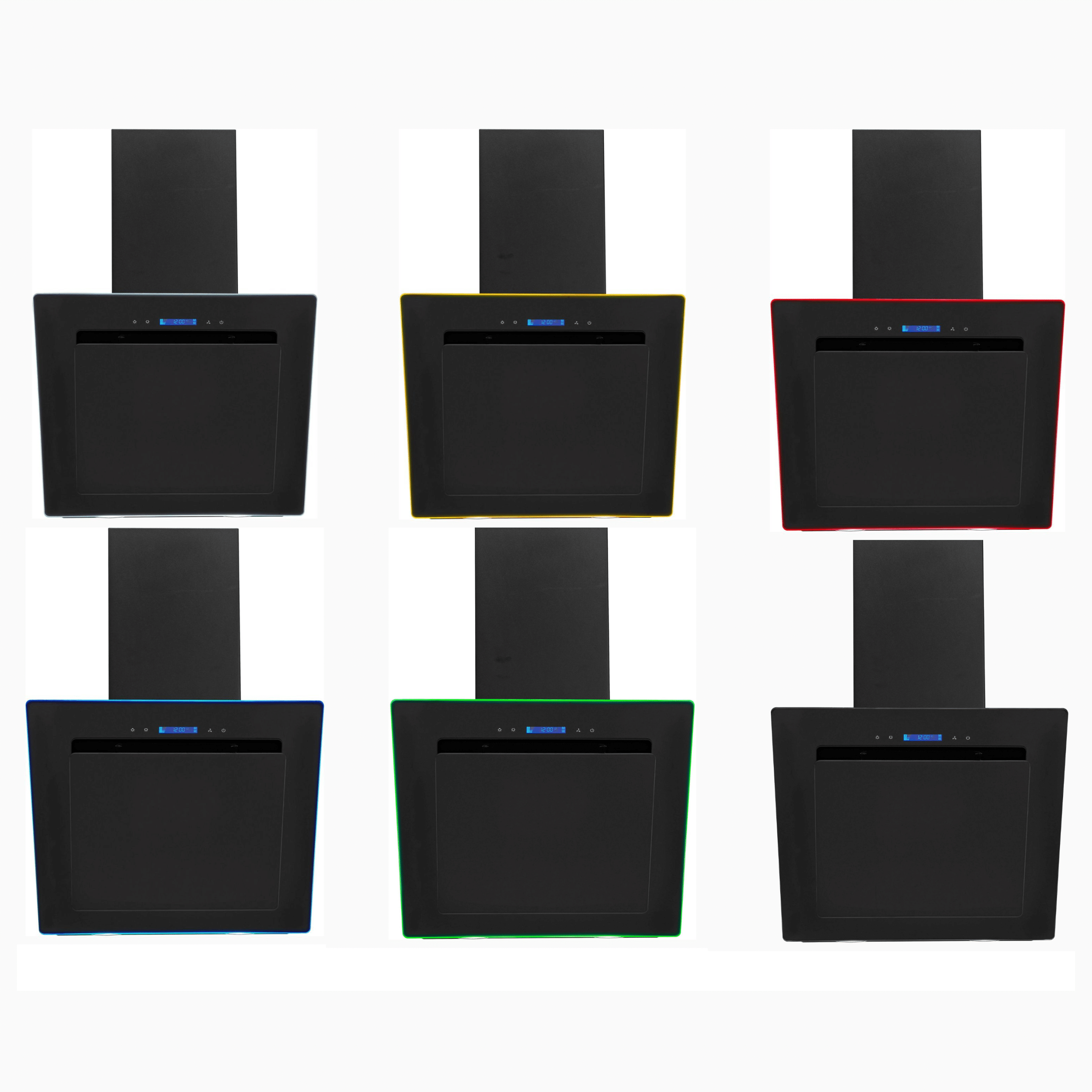 Hota decorativa, Exquisit, 311 m³/h, 54 cm, negru