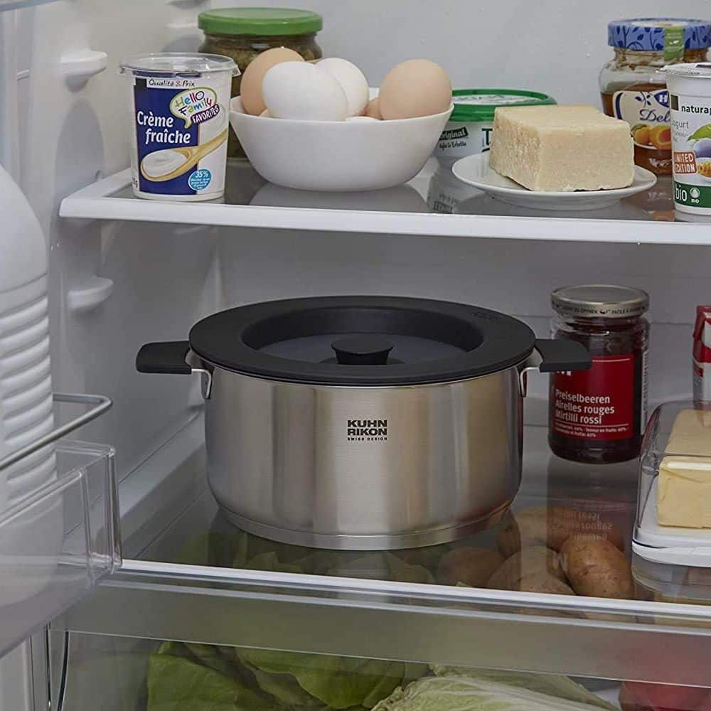 Set oale de gatit cu capac, otel inoxidabil, 6 piese, Kuhn Rikon, Smart & Compact