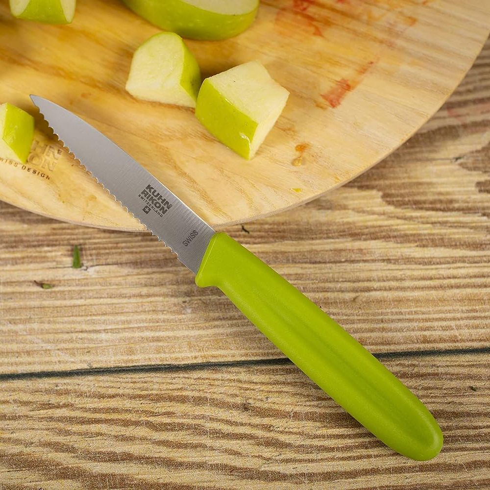 Set oala cu capac si accesorii, otel inoxidabil, 6 piese, Kuhn Rikon, Starter Set, verde