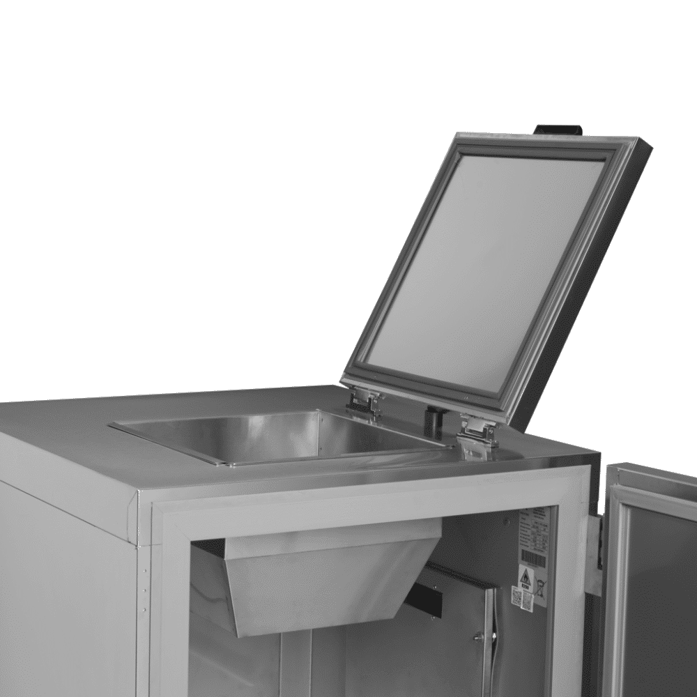 Cos de gunoi cu sistem de racire, Tefcold, Waste Bin Cooler, capacitate 240 litri, inox