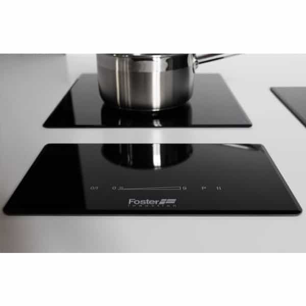Plita modulara cu inductie, Foster, Quadra, 4 zone, negru