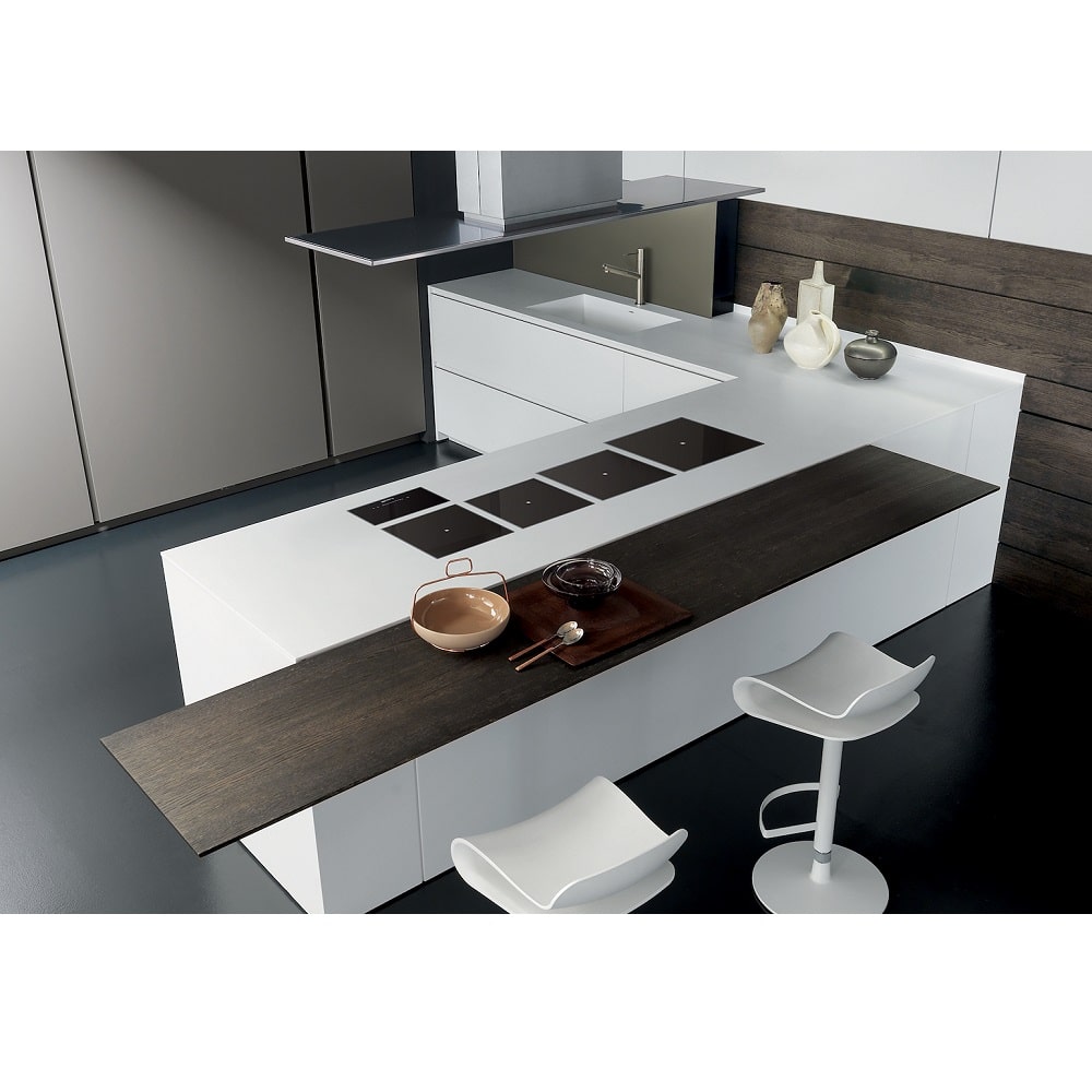 Plita modulara cu inductie, Foster, Quadra, 4 zone, negru