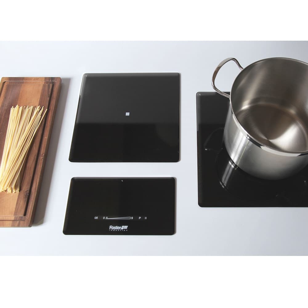 Plita modulara cu inductie, Foster, Quadra, 4 zone, negru