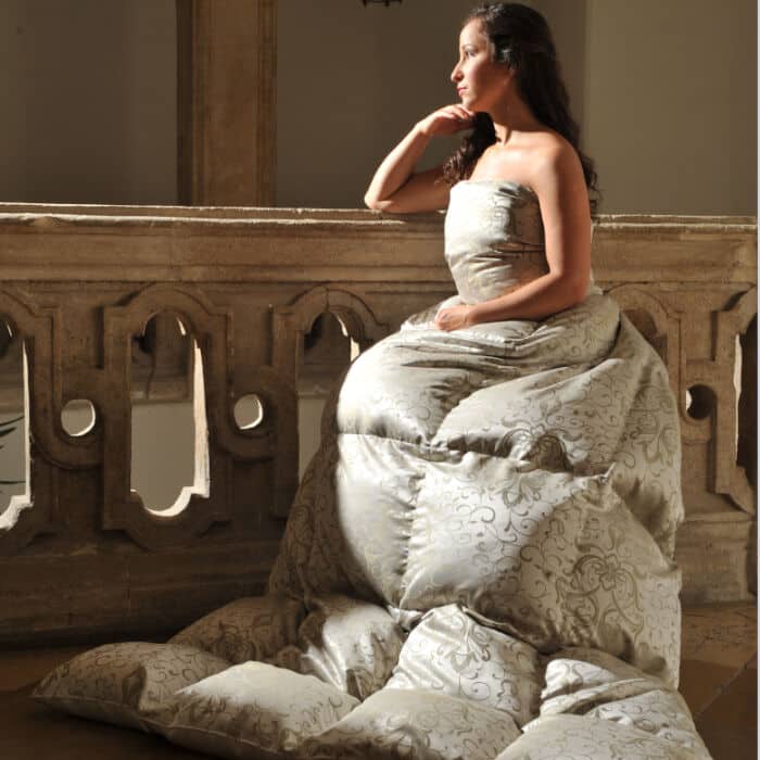 Pilota pentru primavara/toamna, 135x200 cm, puf de rata Eider, Andersen Exclusive, Billerbeck